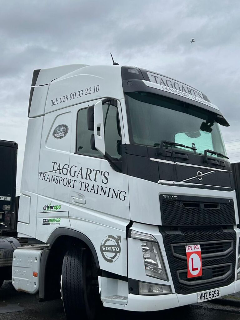 Taggart Transport Training branded lorry