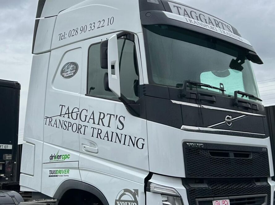 Taggart Transport Training branded lorry